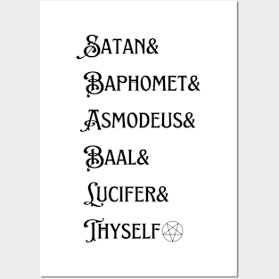 Hail List Satan Posters and Art
